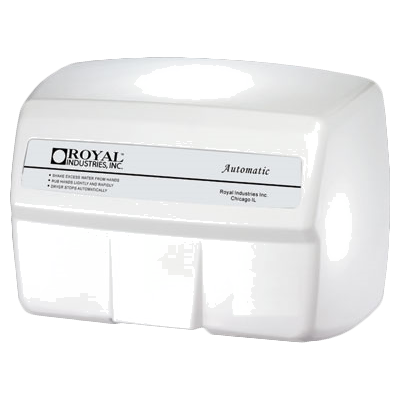 Picture of Hand Dryer, automatic, 12-3/4"L x 8-3/8"W x 7"H, wall mounted, touch-less sensor operated