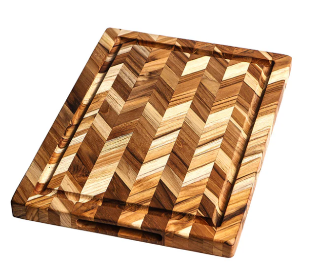 Picture of 18'x14"x0.9" HERRINGBONE CUTTING BOARD, JUICE CANAL & HANDGRIPS