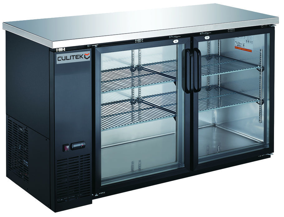 Picture of SS-Series Refrigerated Back Bar Cooler, two-section