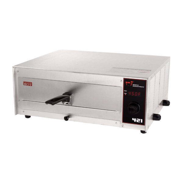 Picture of 12" pizza oven, 150°F – 500°F, 30 minute timer, 120v, 12.5 amps, 1500 watts