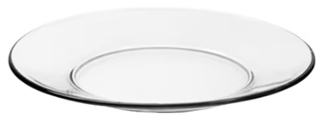 Picture of Plate, 6-1/4" dia., round, glass, Sure-Guard™ Guarantee, Swedish Modern Sold by Case of 3 Dozen